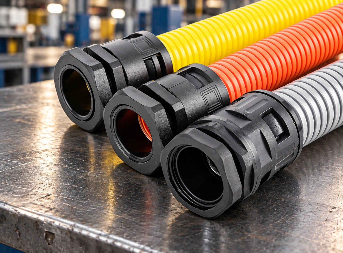 Quick-Fit Corrugated Conduit Connector