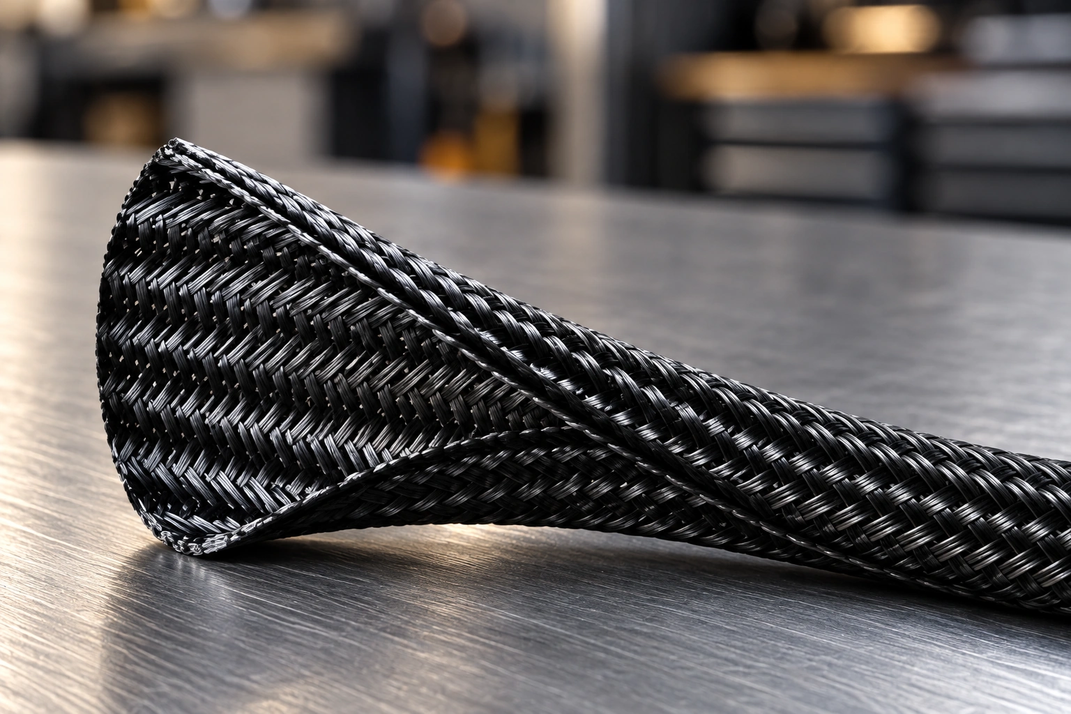 Self-Closing Wraparound Braided Sleeving